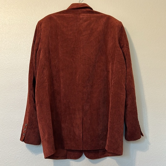 Abbott Elementary Rust Colored Corduroy jacket Size 1XLT. - Picture 3 of 6